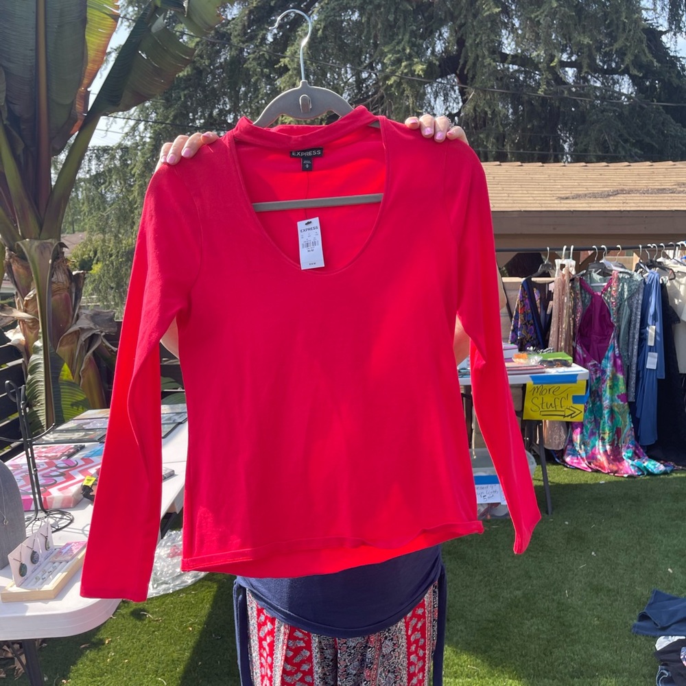 NWT EXPRESS Pink blouse